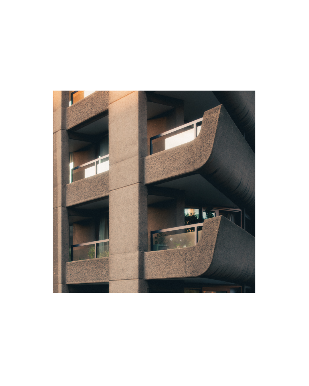 Barbican Lauderdale Balcony Print - A3