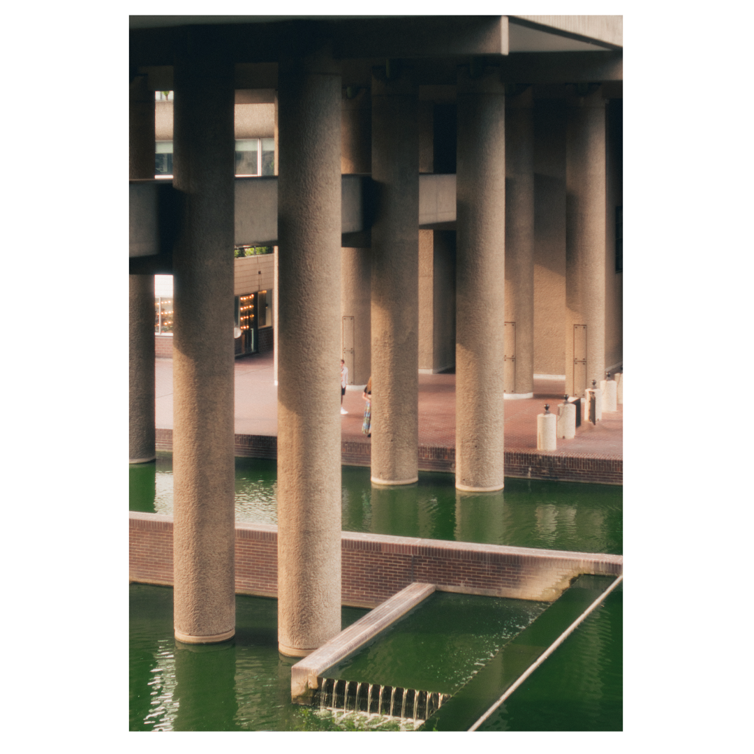 Barbican Water Gardens Print - A3
