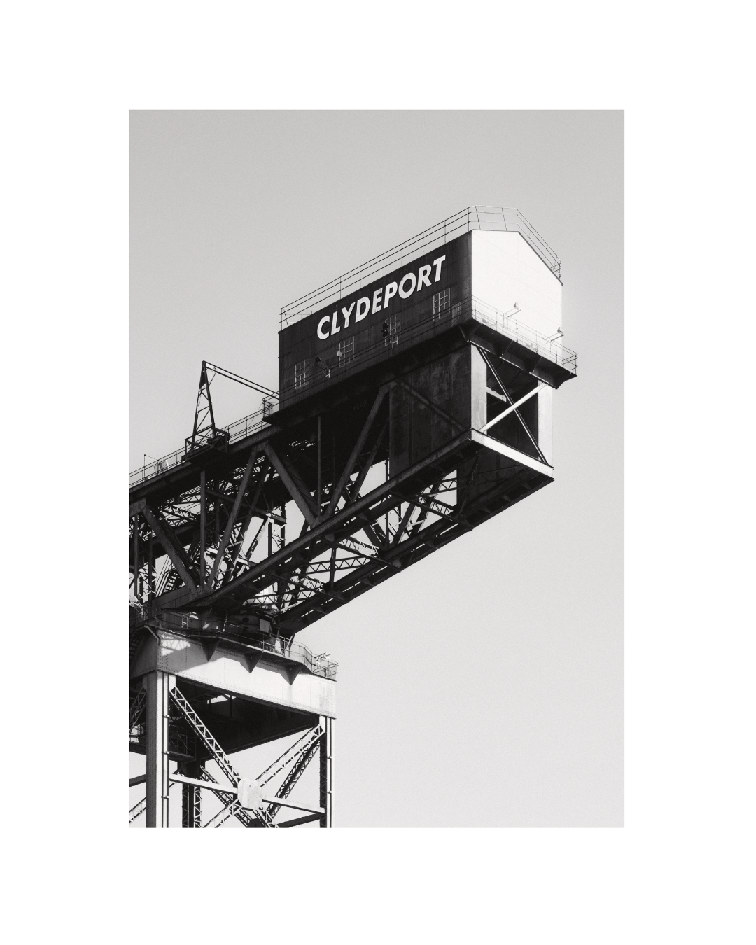 Glasgow Clydeport Print - A4