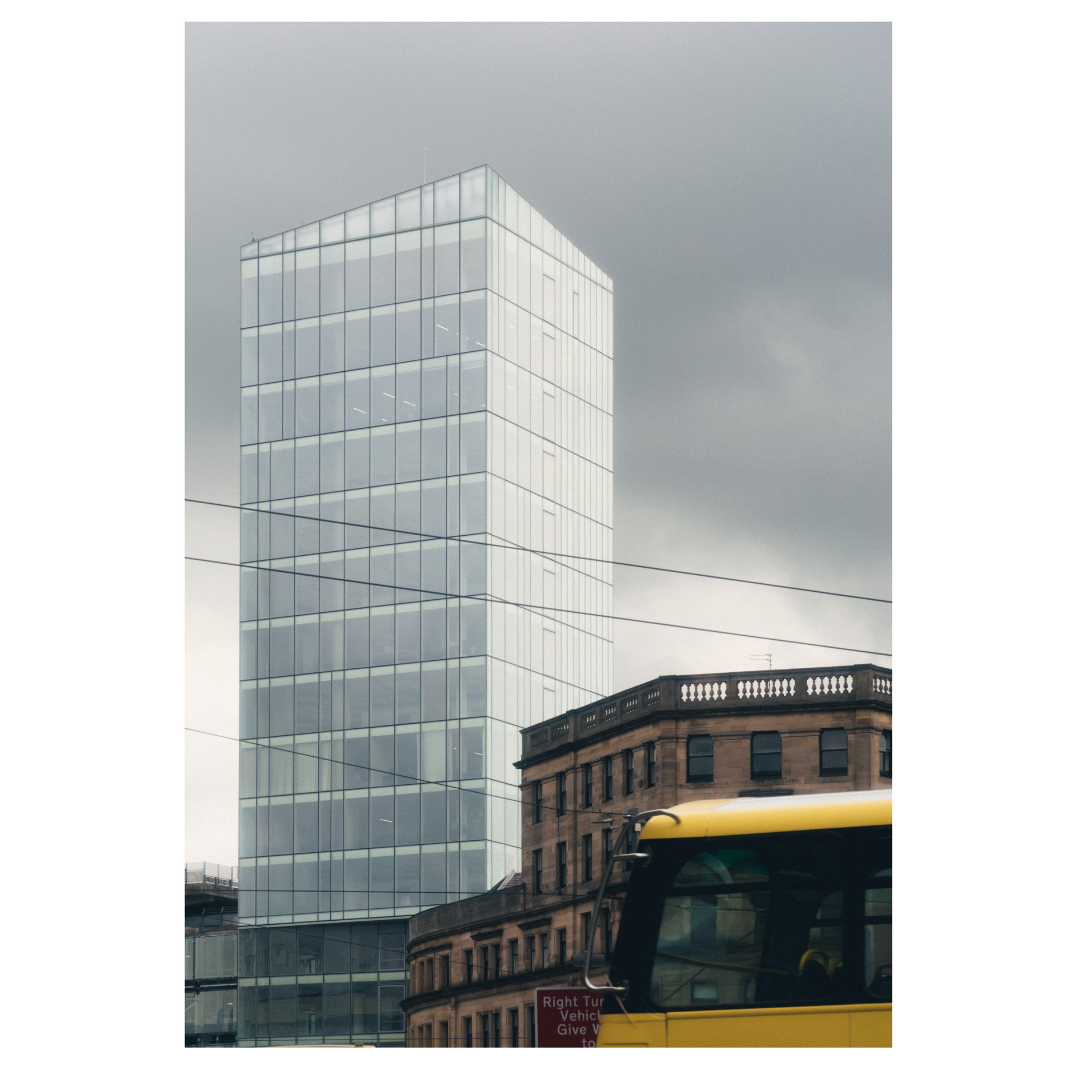 Manchester Back Turner St Print - A3