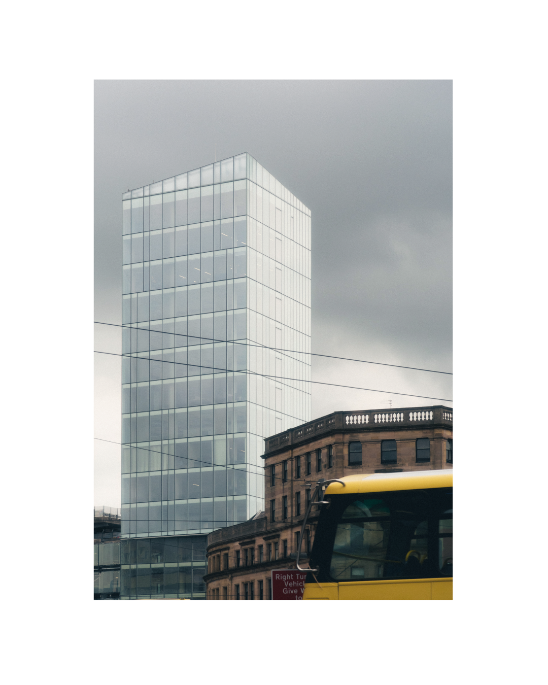 Manchester Back Turner St Print - A3