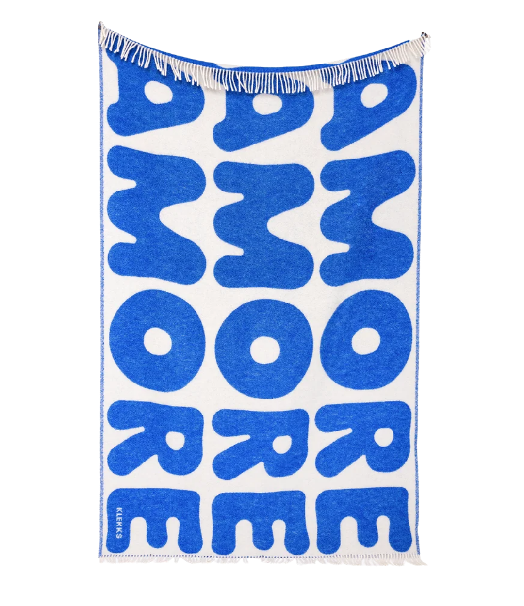 Klekks No. 11 - Wool Blanket - Blue