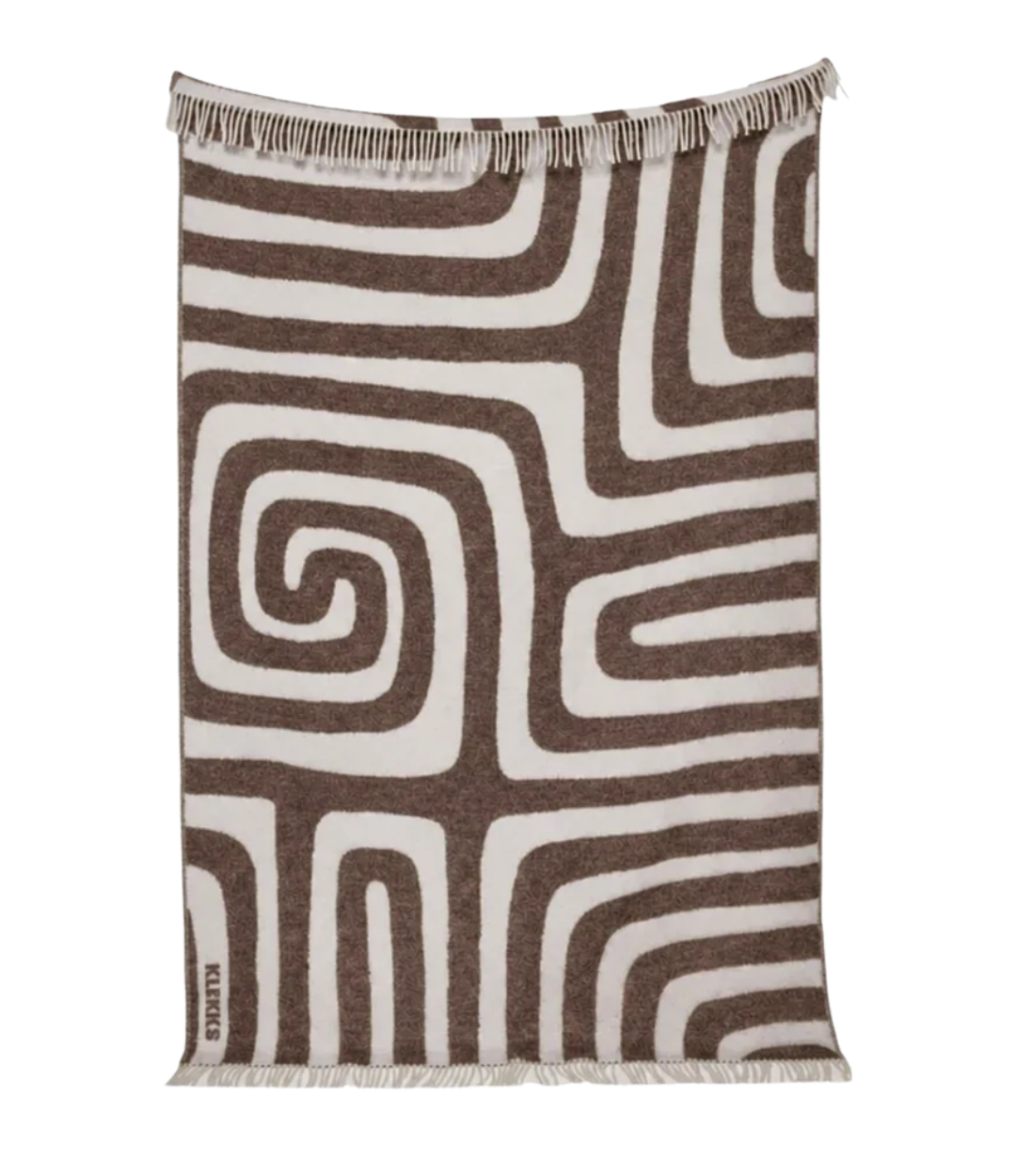 Klekks No. 34 - Wool blanket - Brown