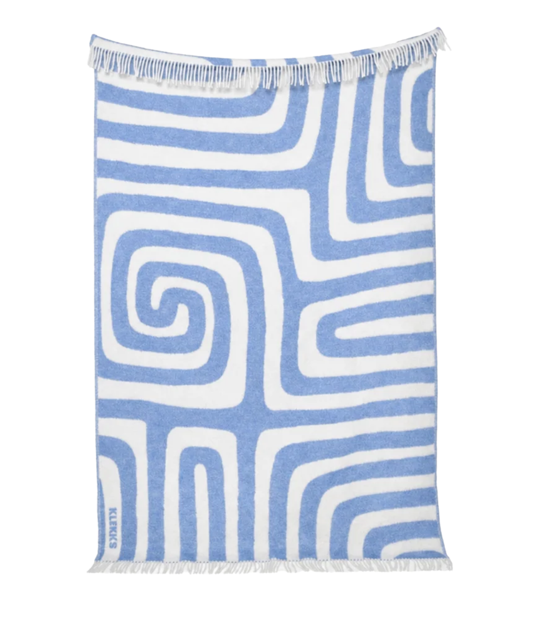 Klekks No. 34 - Wool blanket - Light Blue