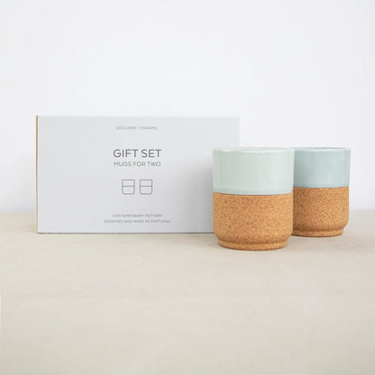 Eco Coffee Mug Gift Set - Matte Black