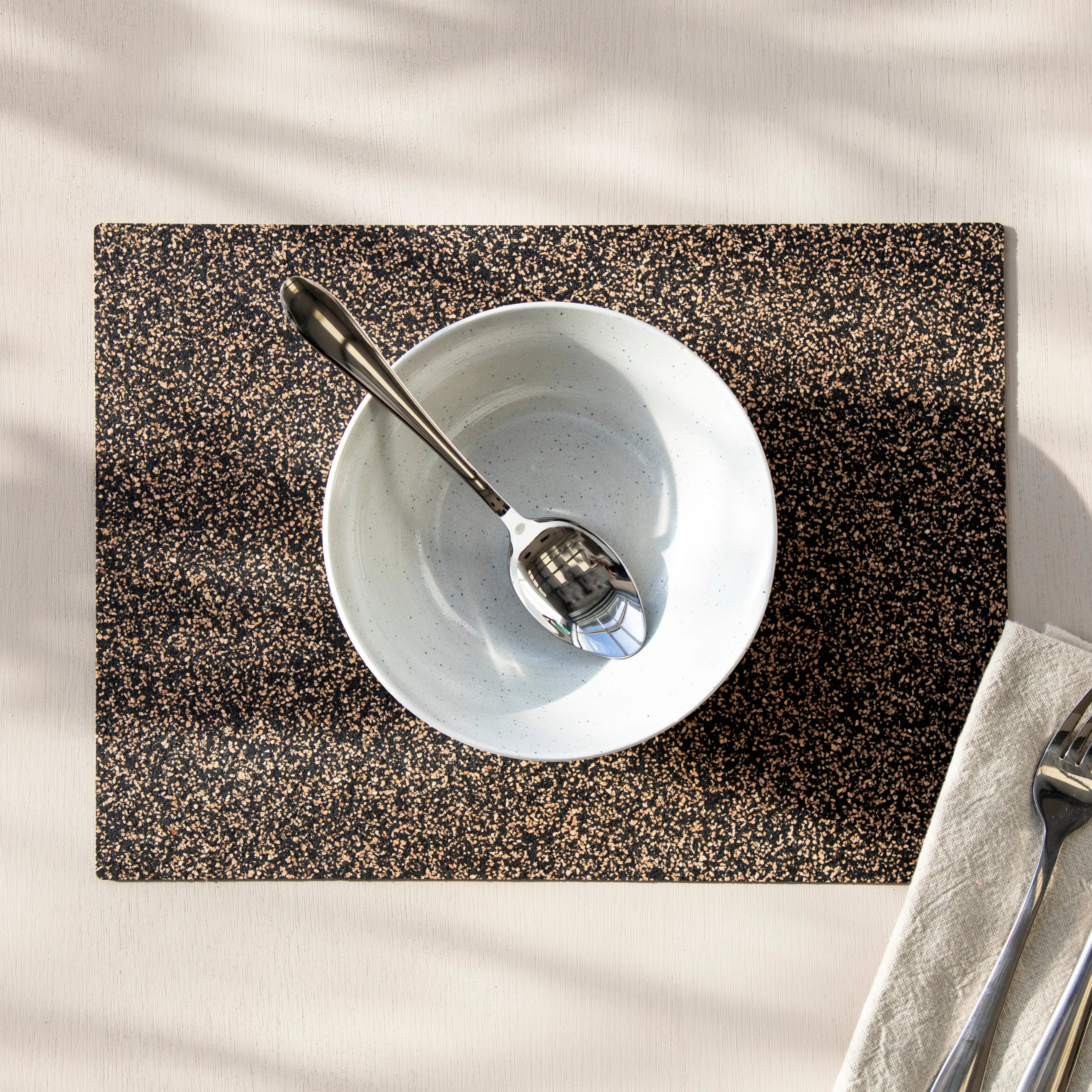 Dash Recycled Rubber & Cork Placemat - Set of Four