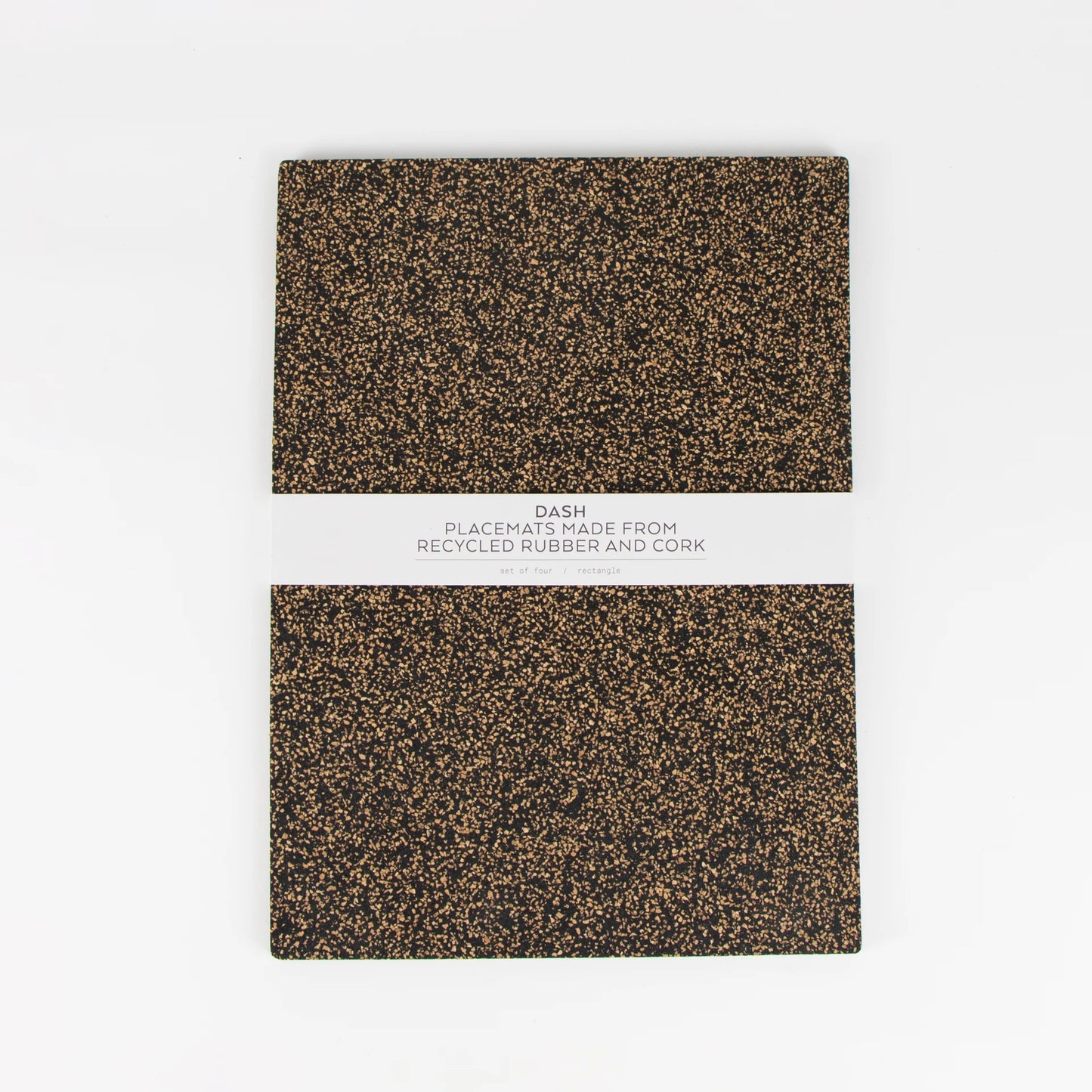 Dash Recycled Rubber & Cork Placemat - Set of Four