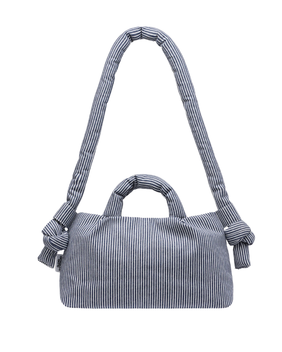 MiniOna Soft Bag - Cotton Navy Stripe