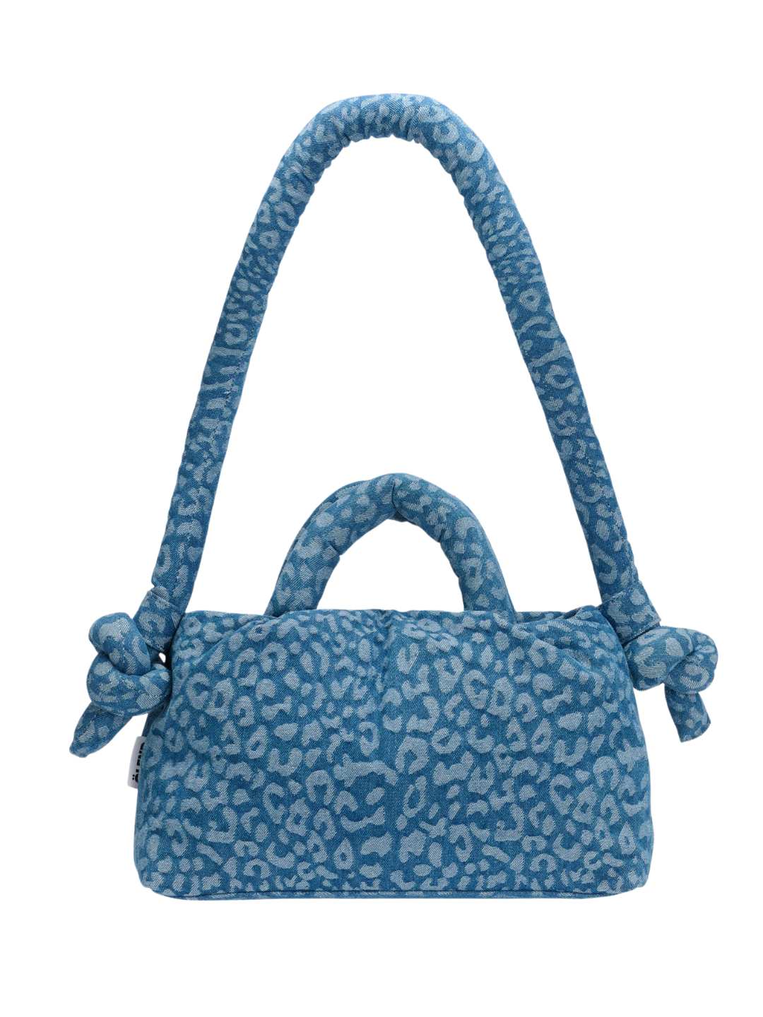 MiniOna Soft Bag - Leopard Denim