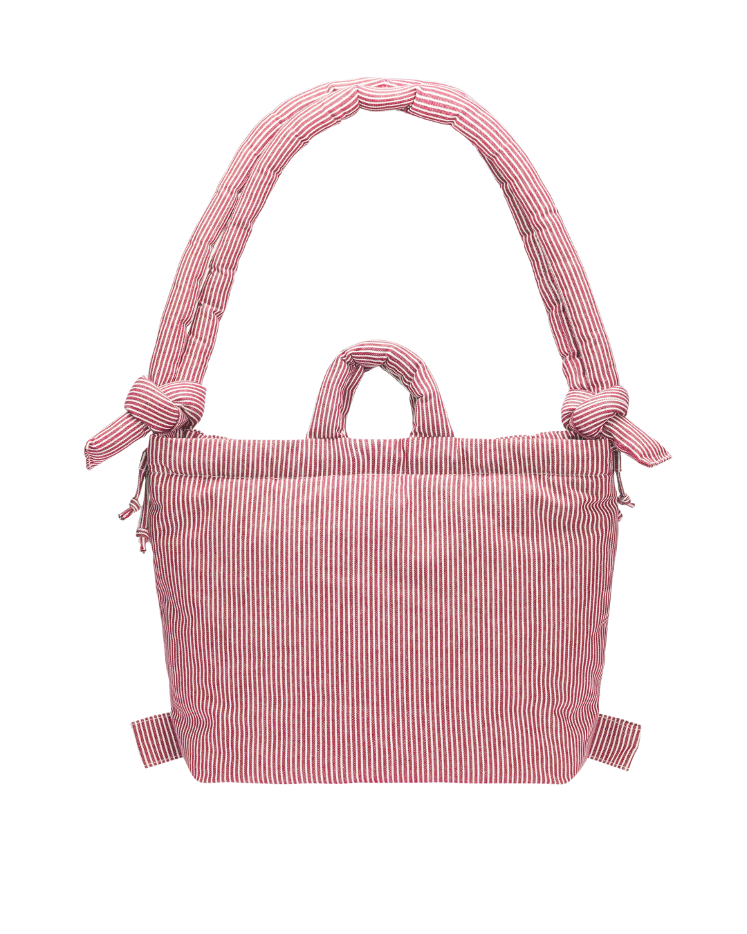 Ona Soft Bag - Cotton Red Stripe
