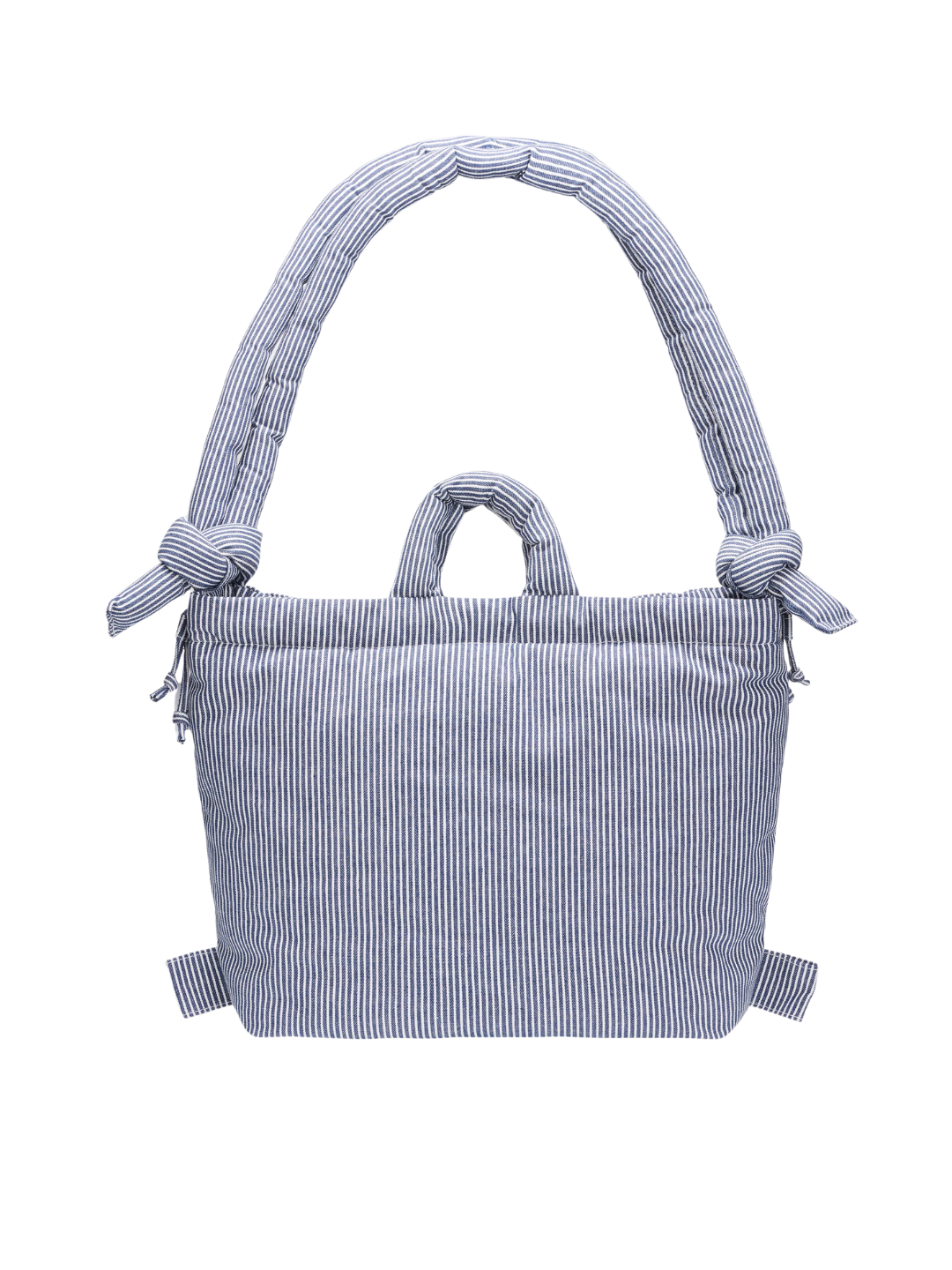Ona Soft Bag - Cotton Navy Stripe