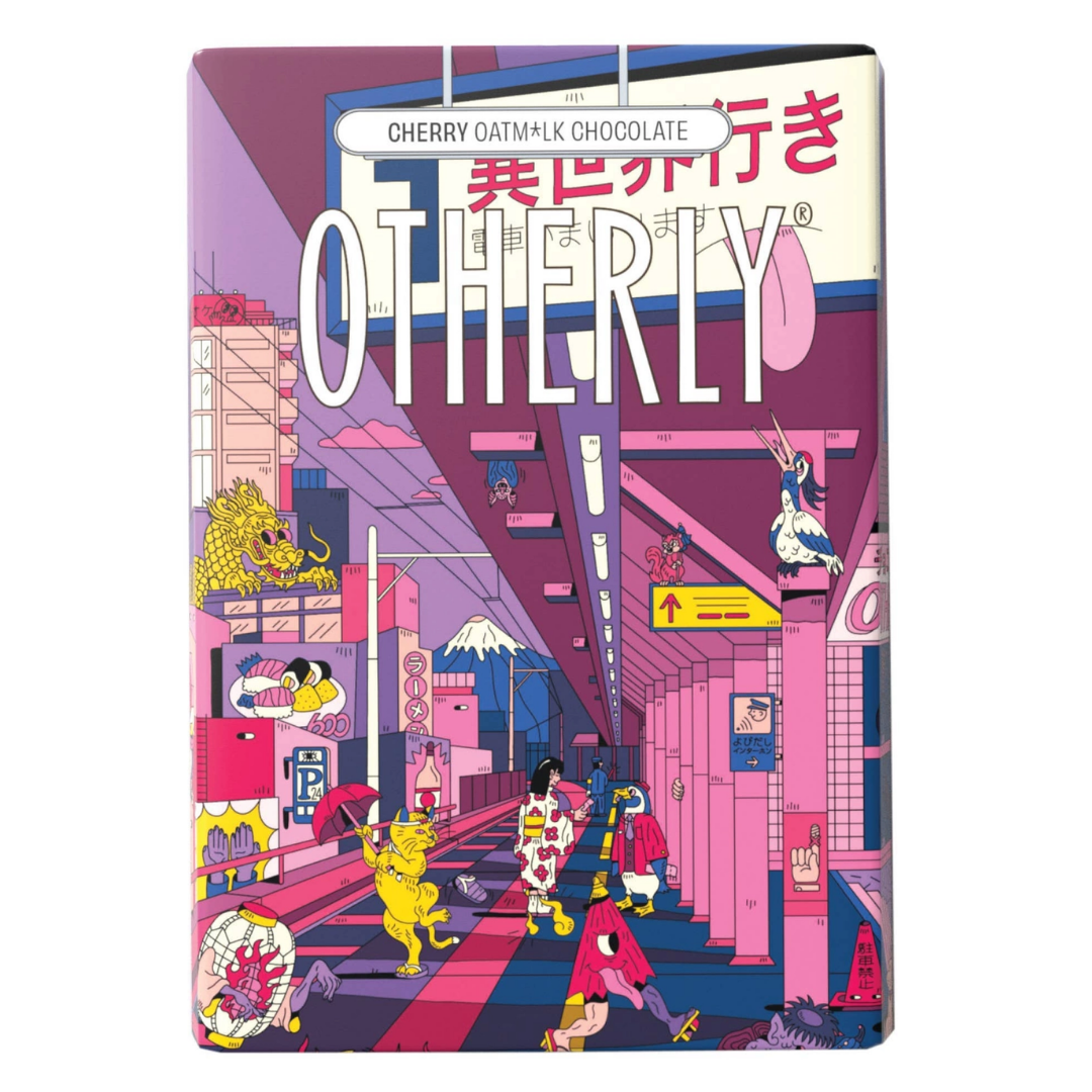 Cherry Oatm*lk Chocolate Bar, Vegan (120g)