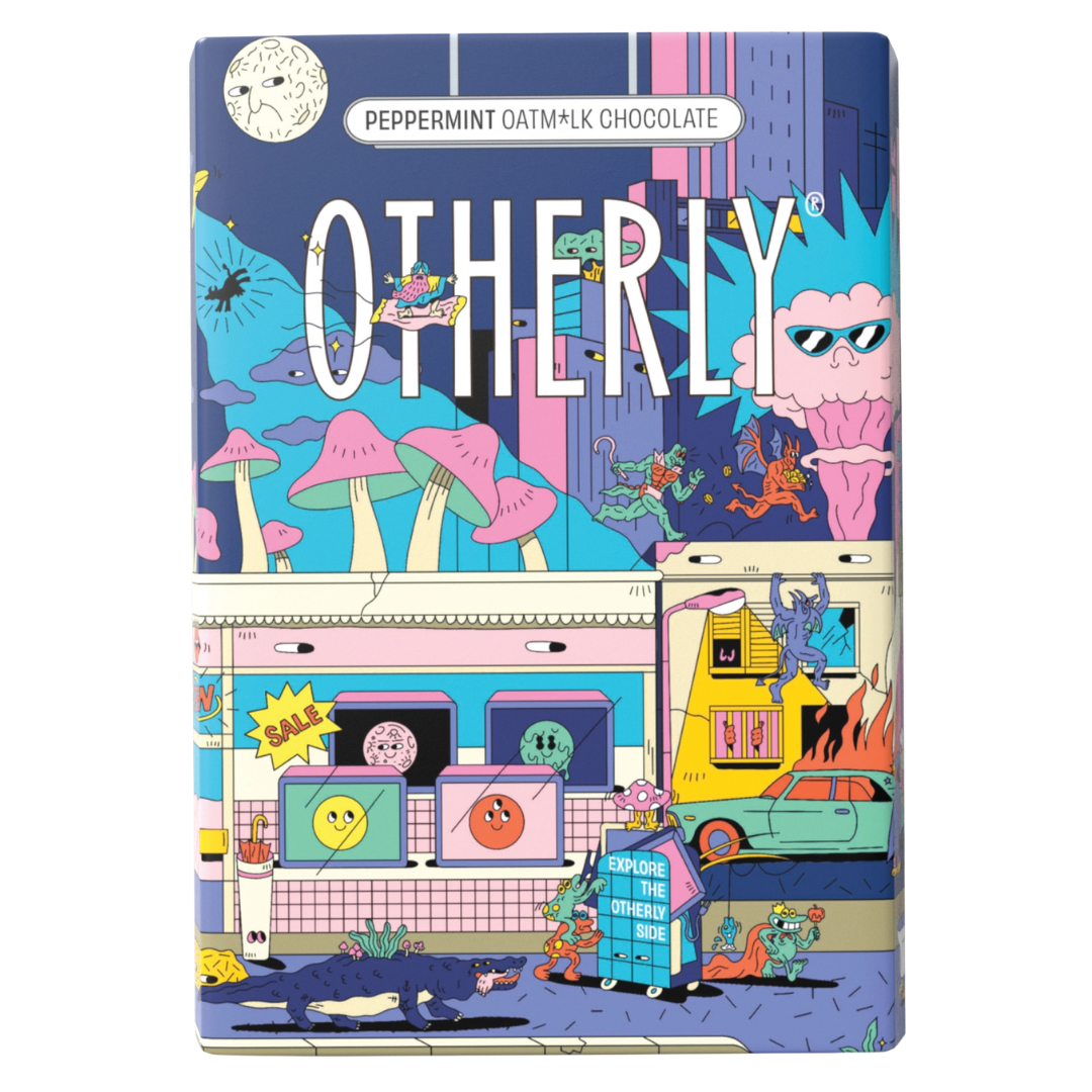 Peppermint Oatm*lk Chocolate Bar, Vegan (120g)