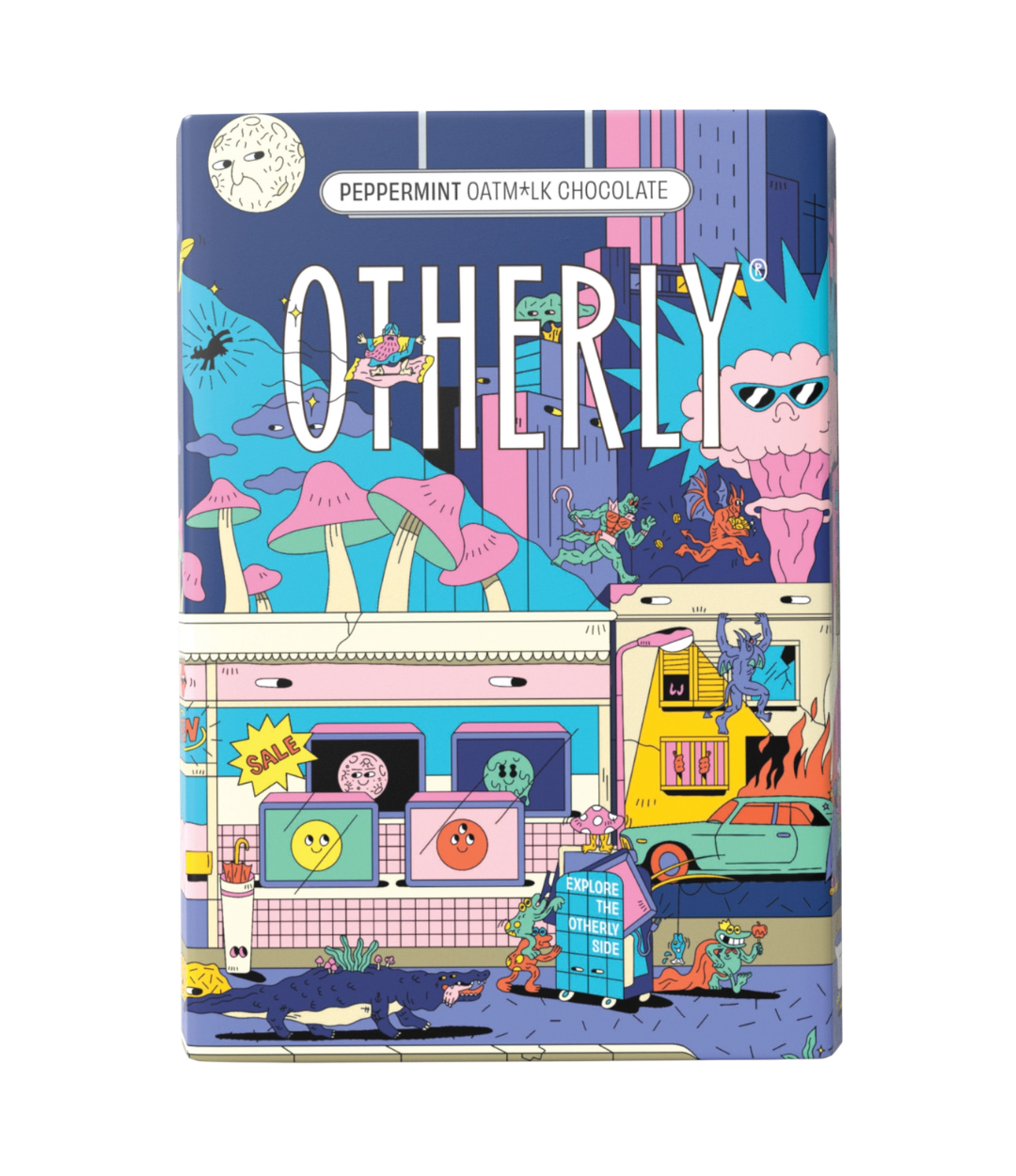 Peppermint Oatm*lk Chocolate Bar, Vegan (120g)