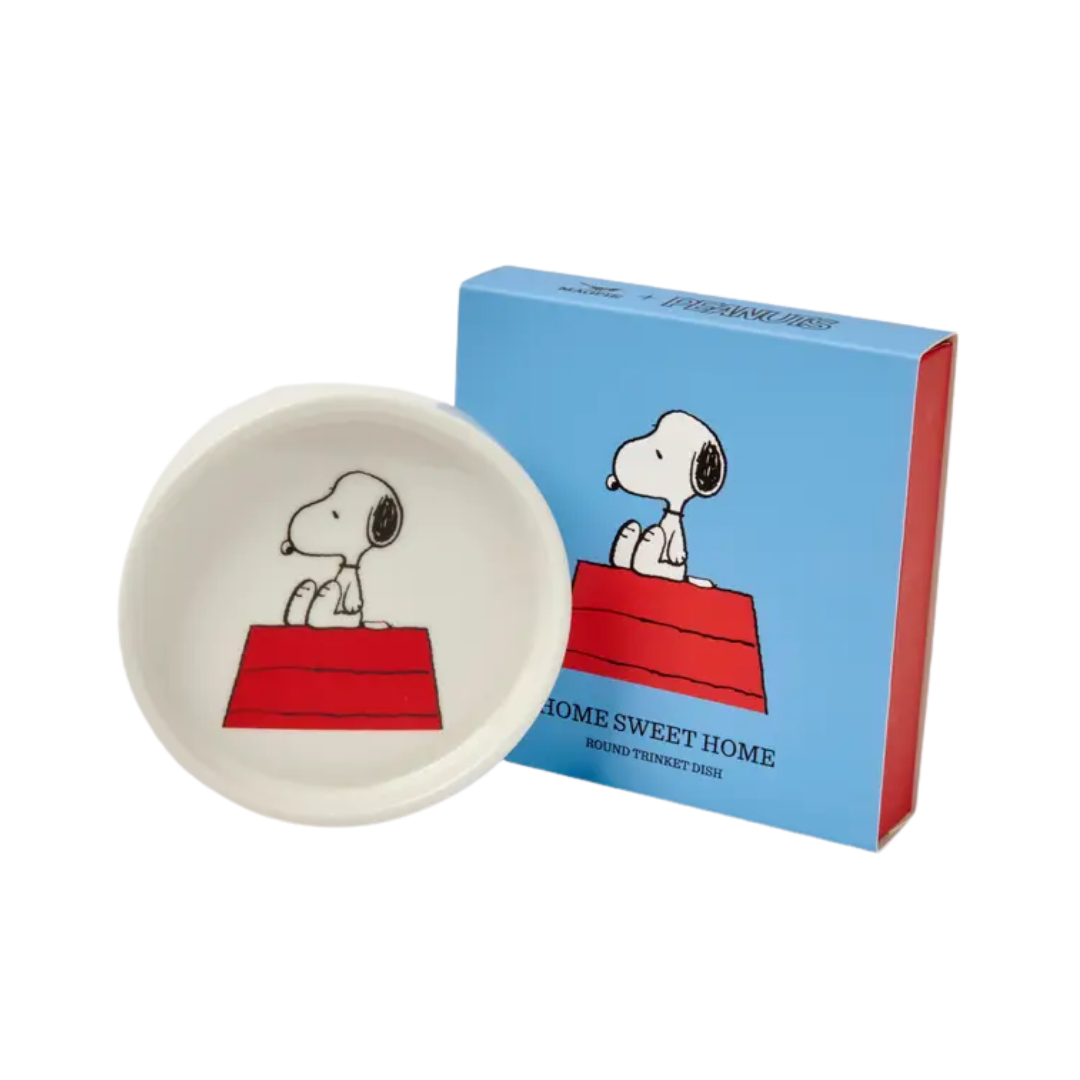Peanuts Round Shaped Trinket Dish - Home Sweet Home