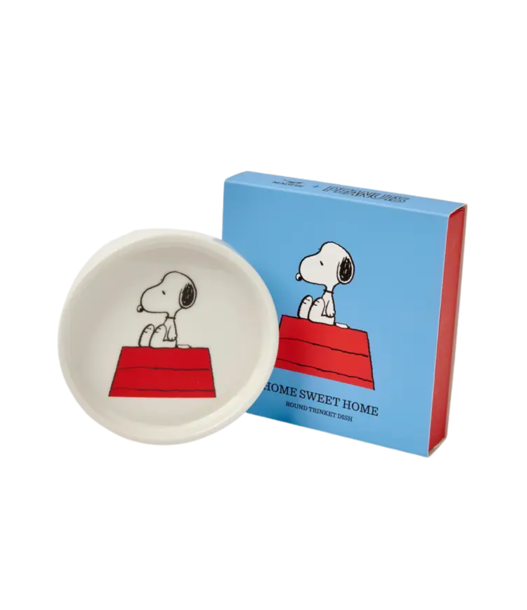 Peanuts Round Shaped Trinket Dish - Home Sweet Home