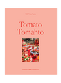 Puzzle box with 'Tomato Tomahto' text and images of tomatoes on a pink background