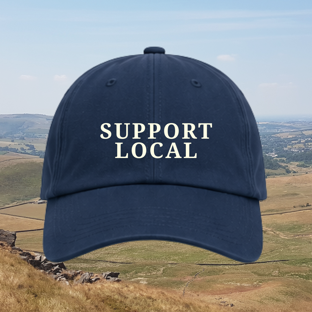Support Local Cap - Navy / White