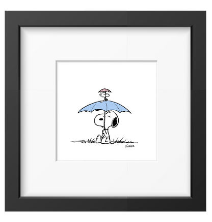 Peanuts Framed Print - Umbrella