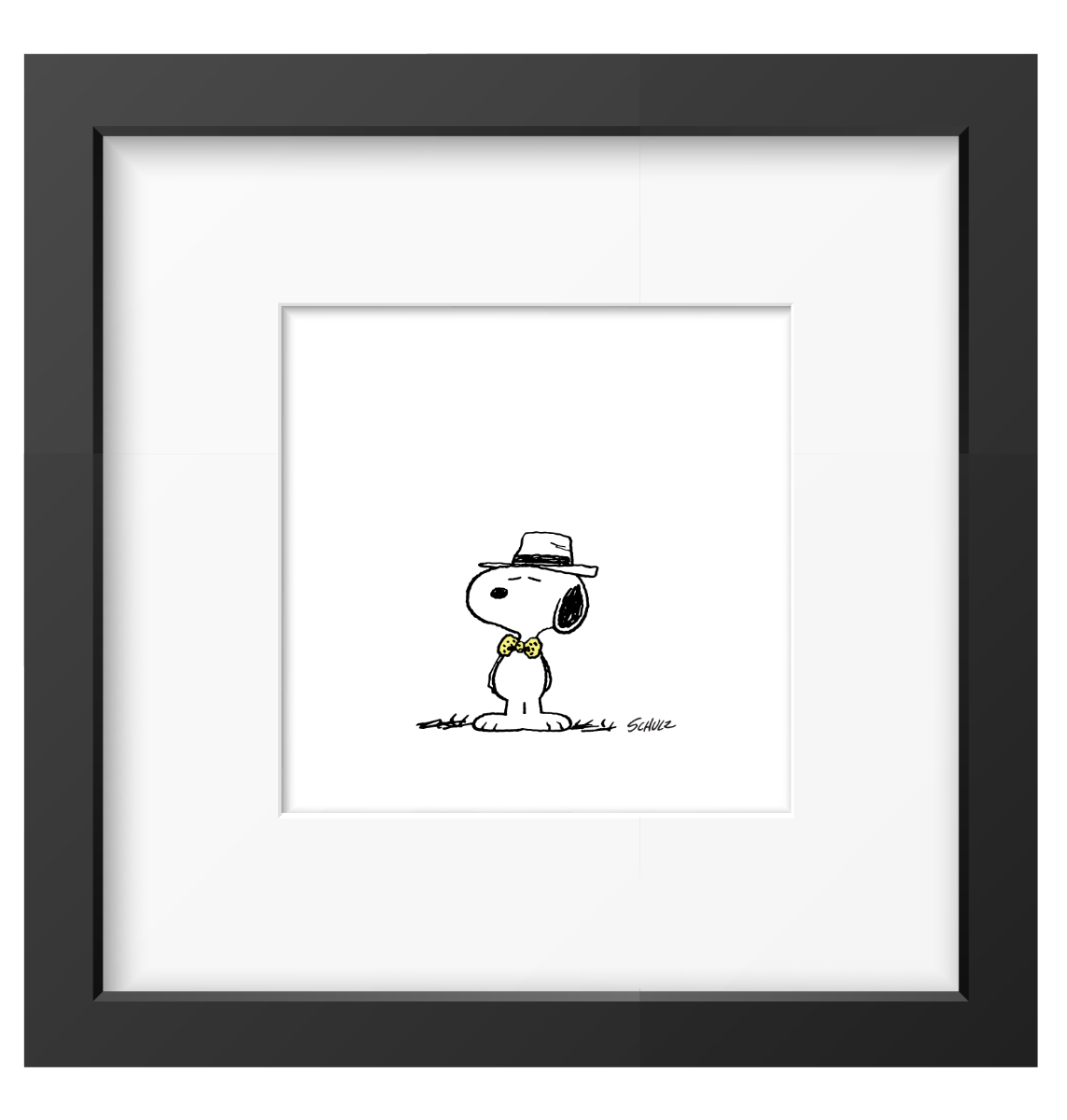 Peanuts Framed Print - Dapper