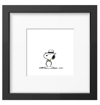 Peanuts Framed Print - Dapper