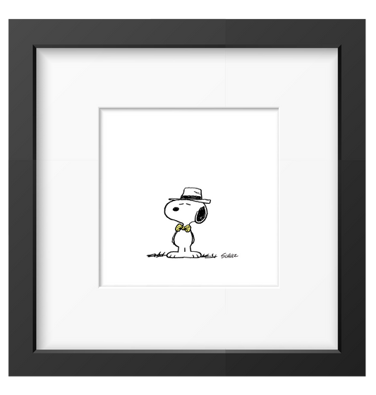 Peanuts Framed Print - Dapper