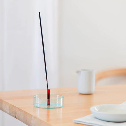 Duo Tone Glass Incense Holder