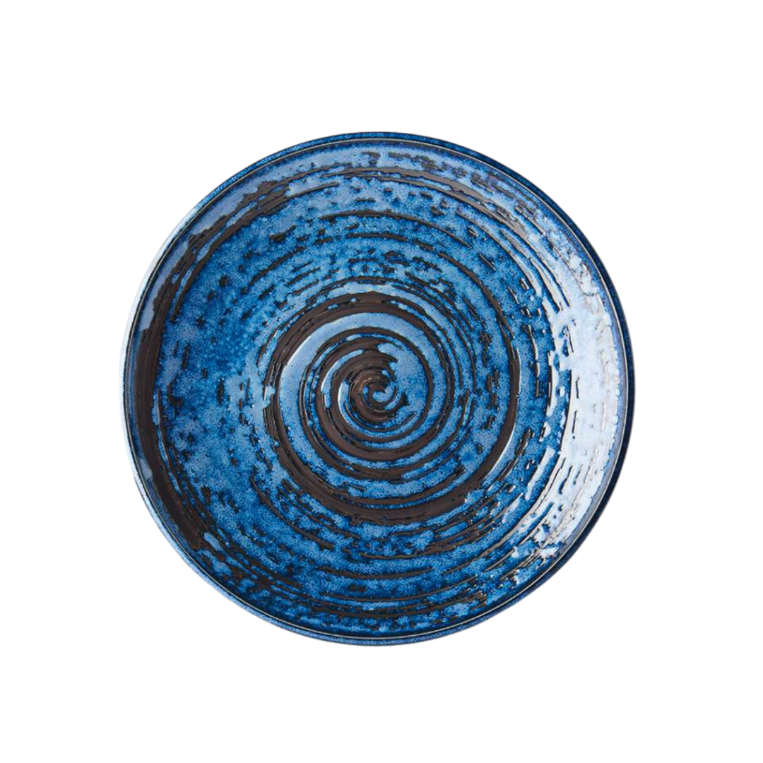 Copper Swirl Dinner Plate