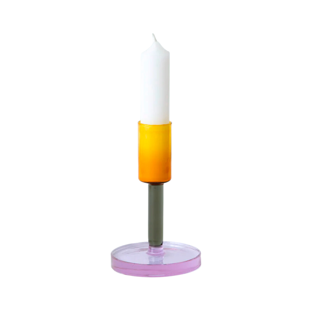 Glass Candlestick - Medium