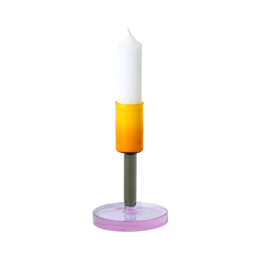 Glass Candlestick - Medium