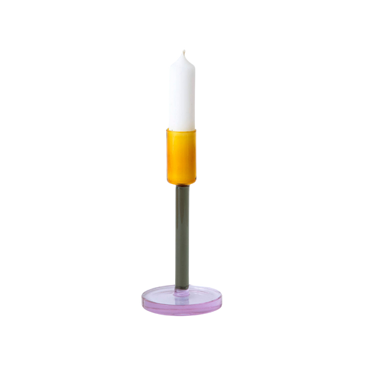 Glass Candlestick - Tall