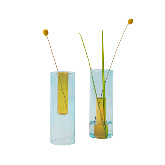 Reversible Glass Vase