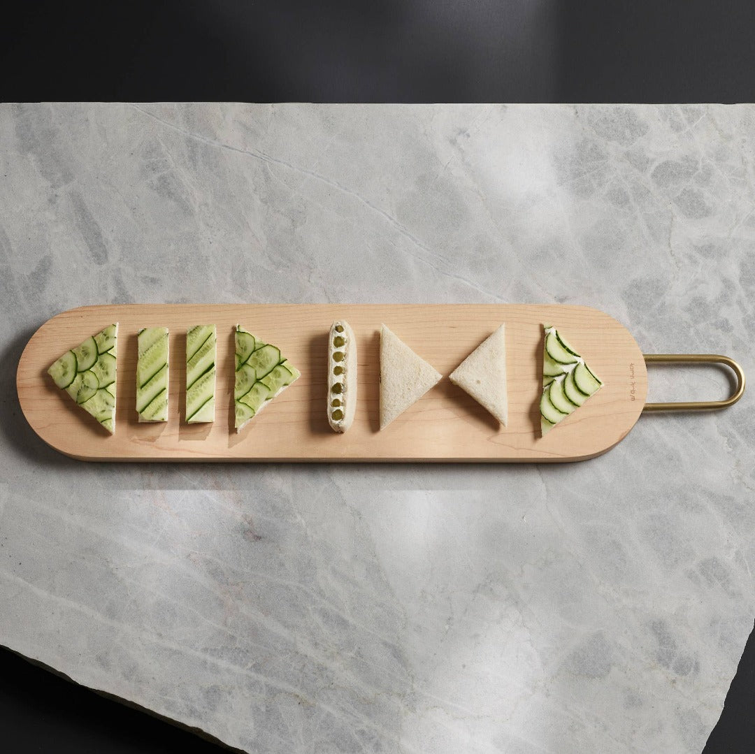 HEATH FSC Maple serving board, Long Pill