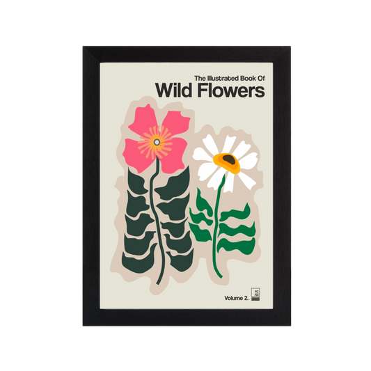The Illustrated Book Of Wild Flowers Vol.2 Print - Biscuit